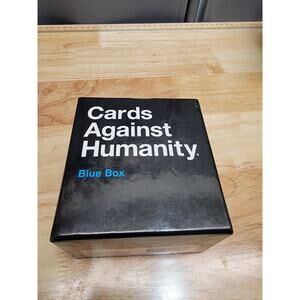 EUC Cards Against Humanity Blue Box Adult Card Game 300-Card Expansion